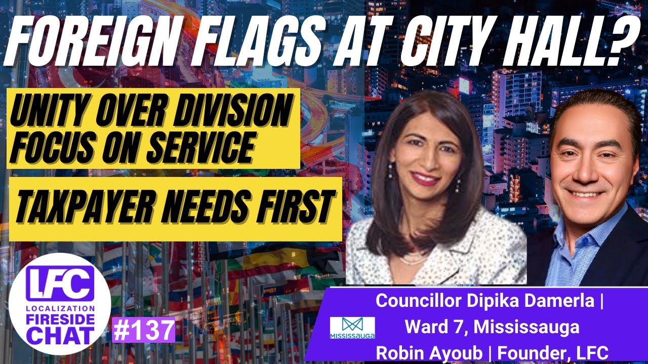 Иностранные флаги у здания мэрии? Единство, служение обществу и приоритеты налогоплательщиков с у...