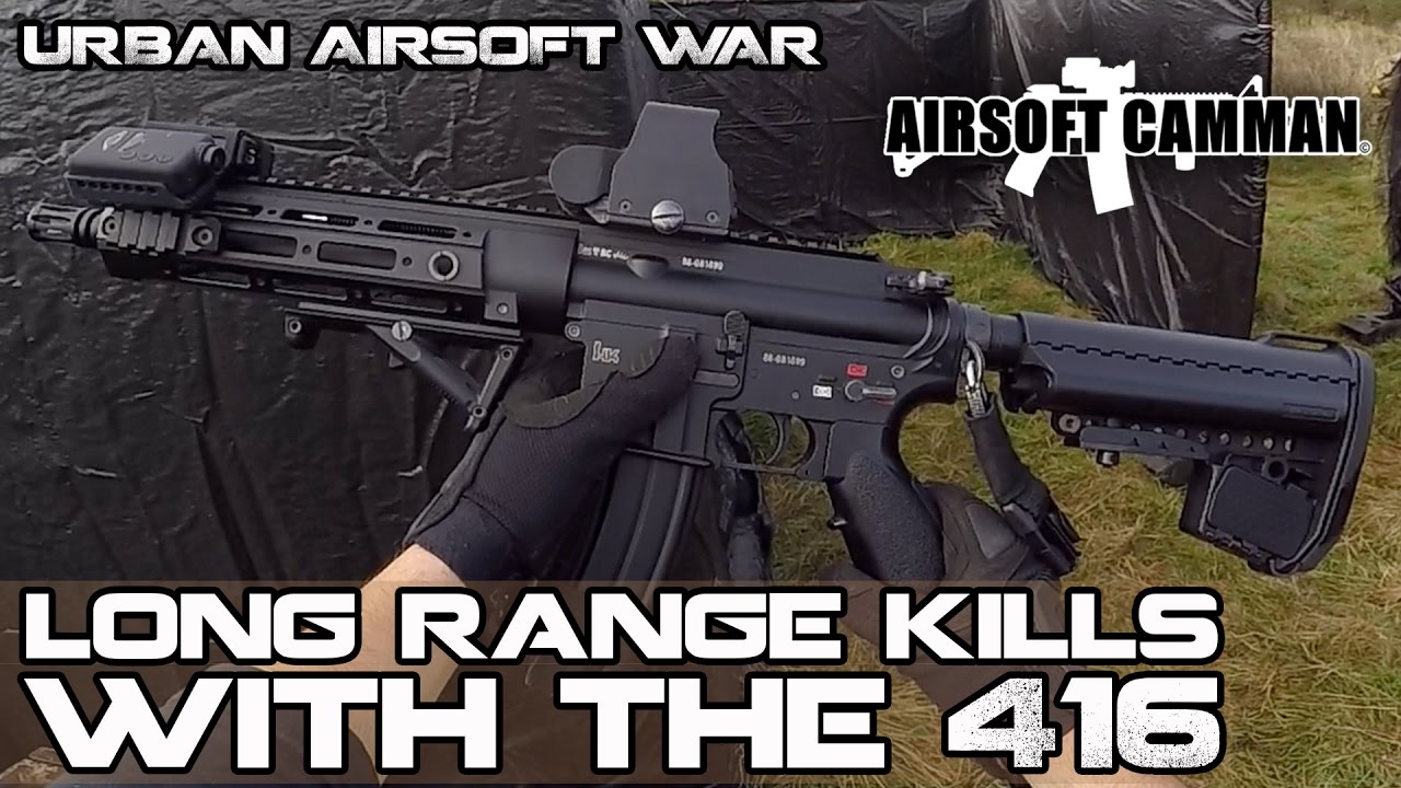 Long Range Kills with a Tokyo Marui HK416D - First & Only Anzio Camp - TM 416 Scopecam BB Gun War