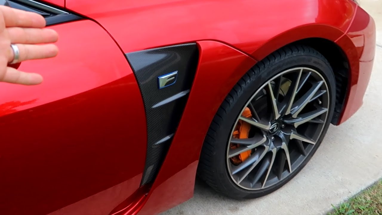 Carbon fiber fender install on my RCF!