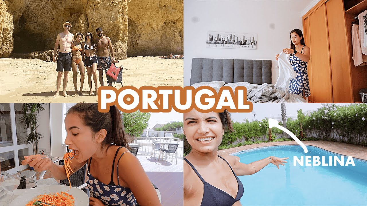 VLOG EM PORTUGAL: rotina de viagem, tempo ruim, praia lotada, anivers&aacute;rio surpresa | Vanessa Lino