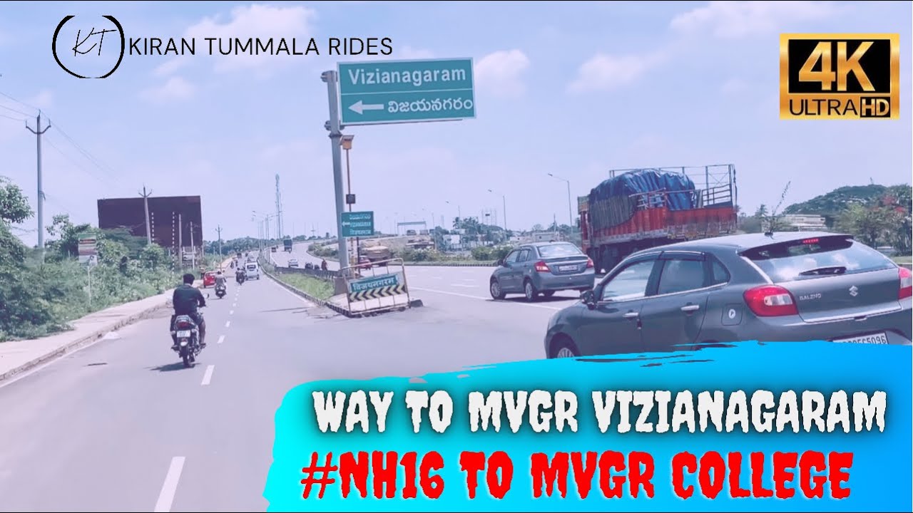 WAY TO VIZIANAGARAM FROM NH16 | VIZAG ROADS | NH16 | VLOG | KIRAN TUMMALA
