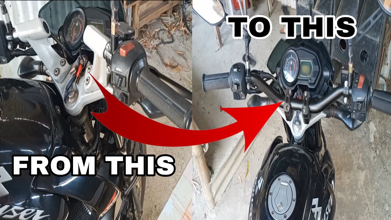 How to change Rouser 135 Handle Bar