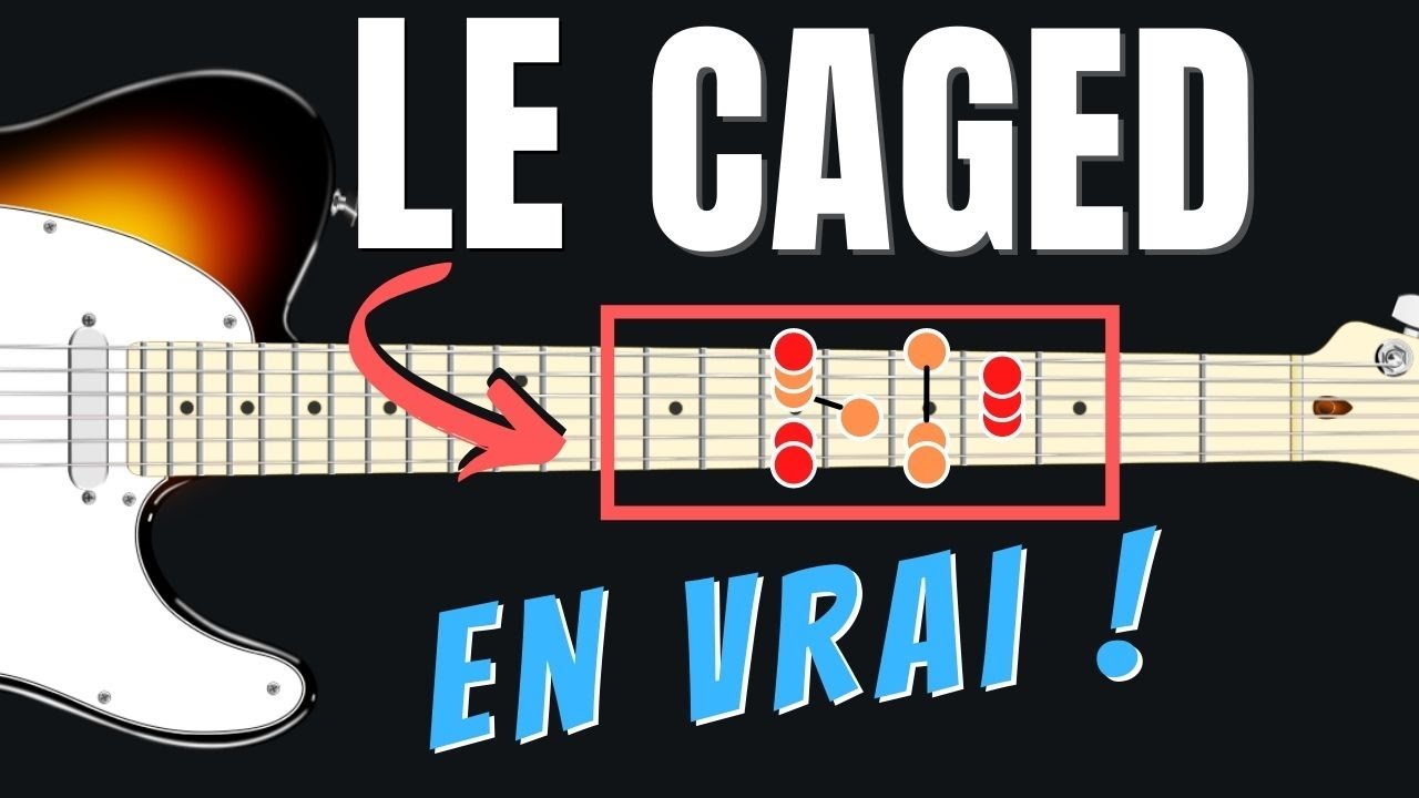 Comment Improviser En Position ( CAGED Guitar ) Tuto Guitare