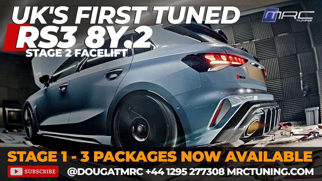 [ UK EXCLUSIVE! ] Audi RS3 8Y2 Performance Tuning Upgrade packages - available only from MRC Tuning.