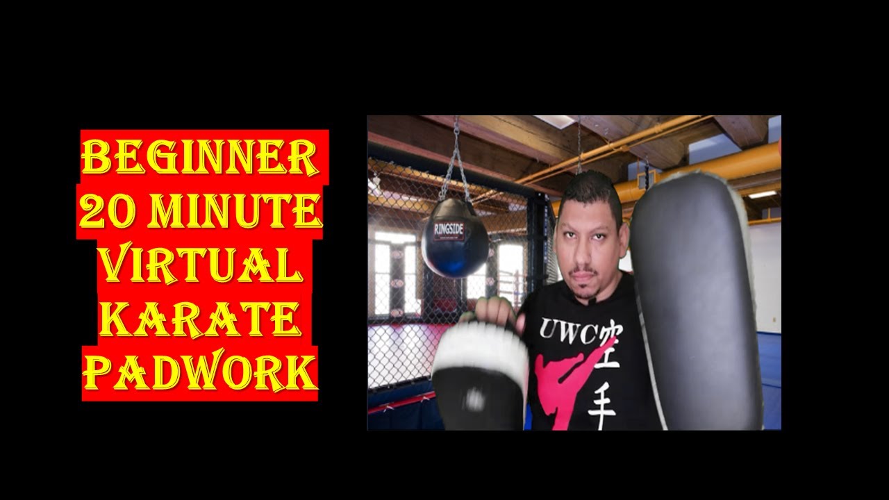 Follow-Along Beginner 20 Minute Virtual Karate Padwork