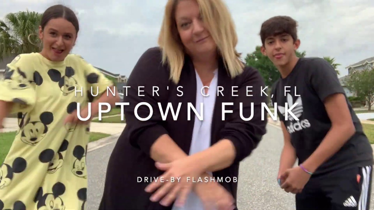 Uptown Funk - Hunter's Creek, FL - Drive-By Flashmob