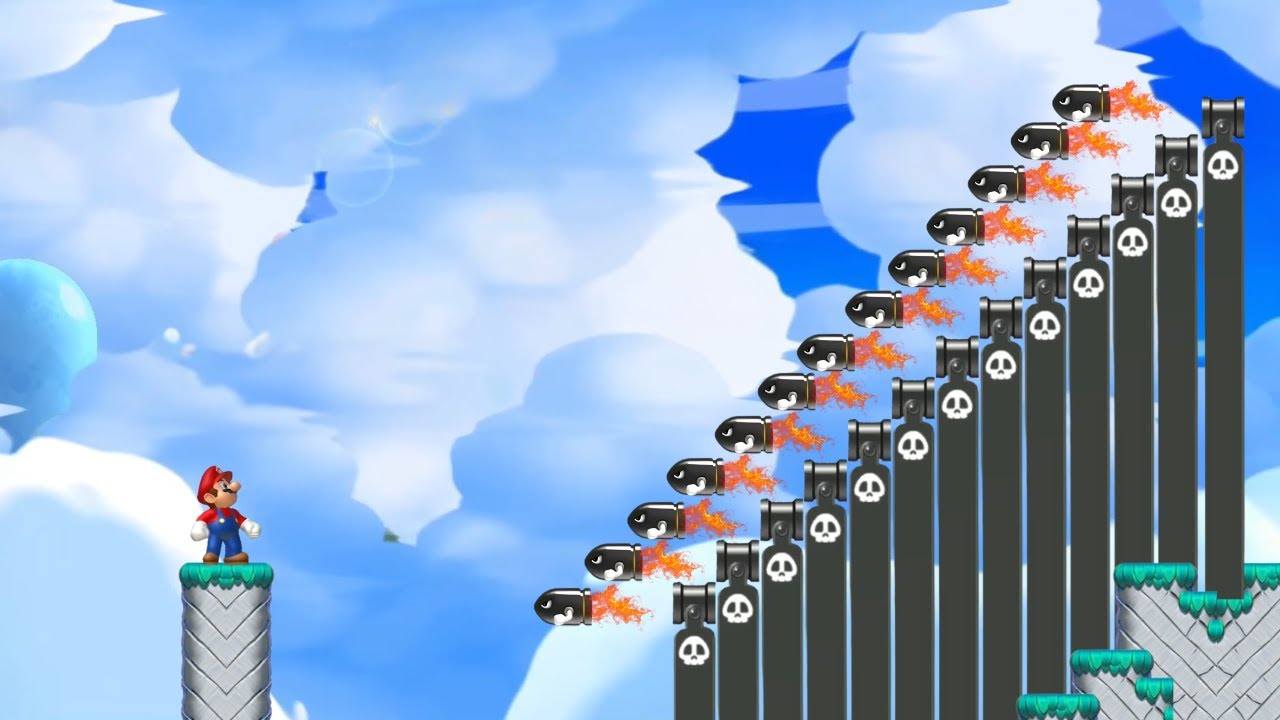 New Super Mario Bros. U Deluxe – Part 6: Meringue Clouds & Bullet Bill Barrage