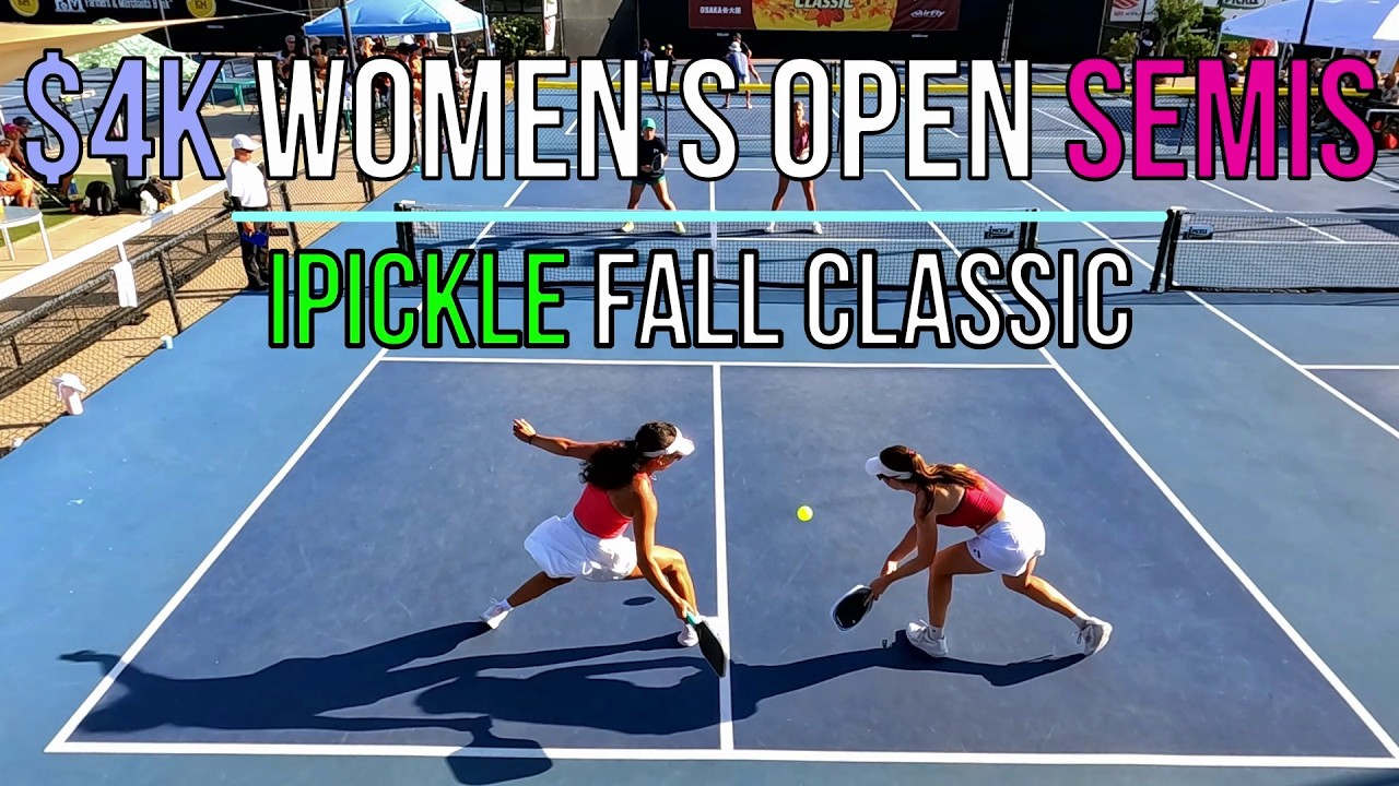$4k Women's Open Semifinals Elpusan(5.5)/Tauber(5.5) vs Grollman(5.3)/Purcell(5.3) iPickle