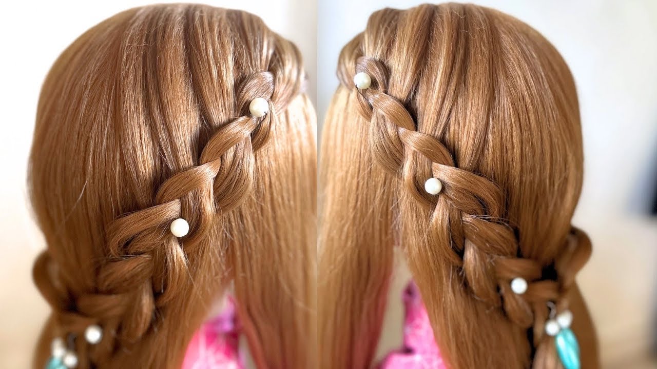 Easy and Quick open hairstyles for girls |Dutch braid tutorial |Kashees hairstyles