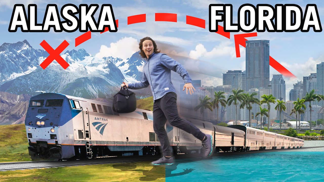 На ПОЕЗДЕ из Майами на Аляску!