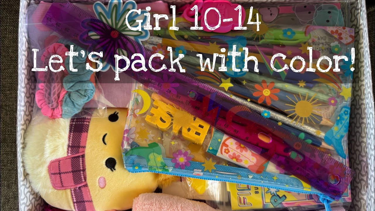 OCC Shoebox Unboxing Girl 10-14 - Let&rsquo;s pack with color! 🌈