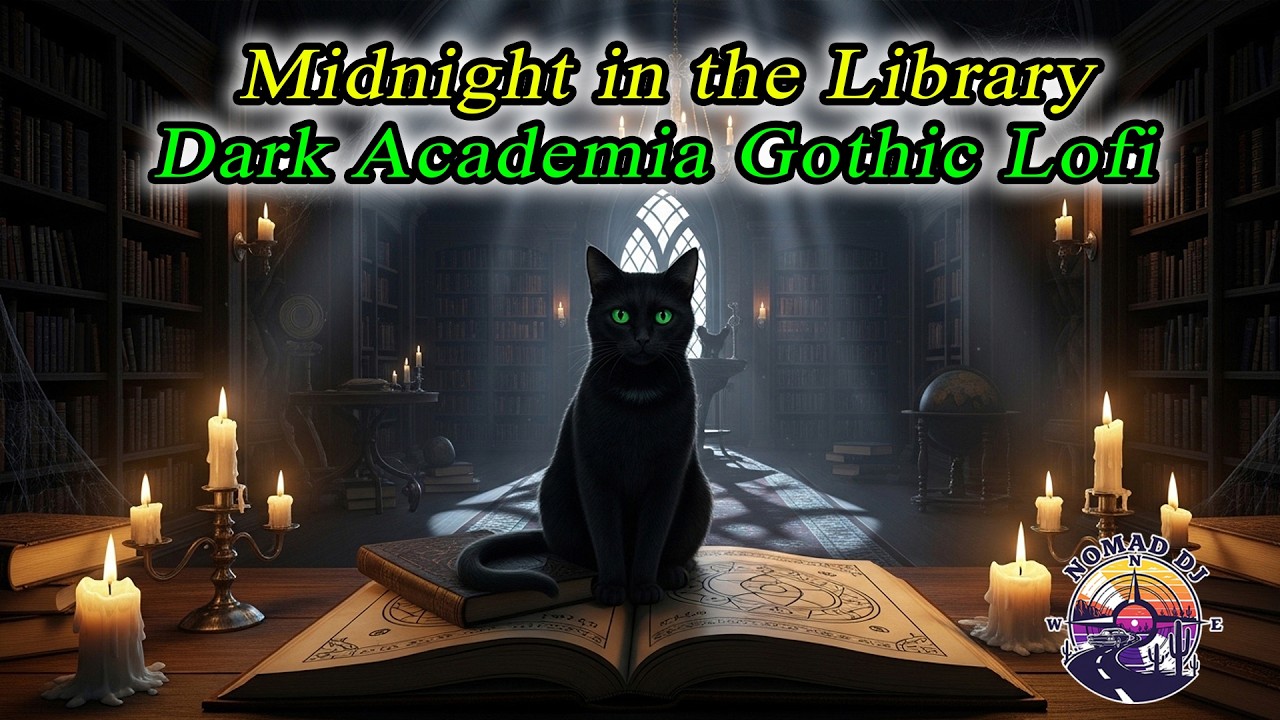 Midnight in the Library | Dark Academia Gothic Lofi