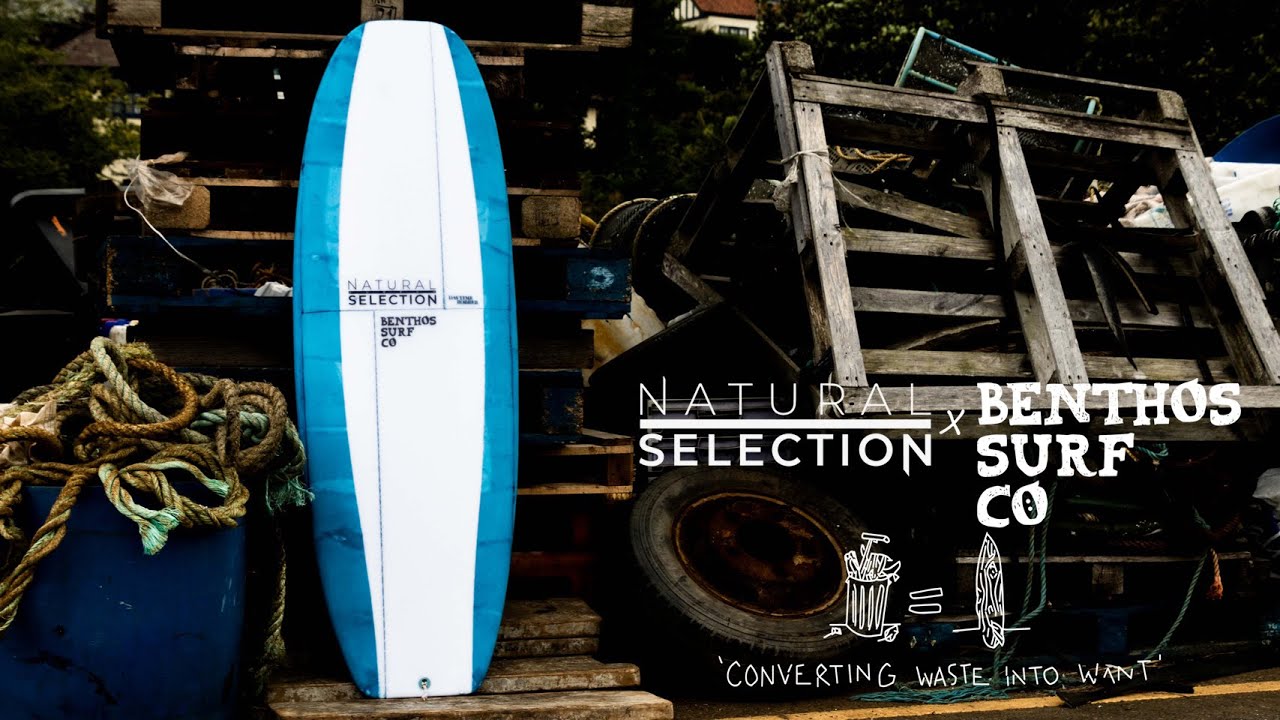 The Daytime Robber - A surfboard created from local waste streams. Cornwall, UK.