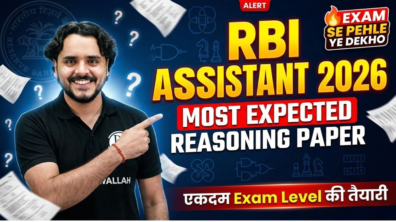 RBI Assistant 2026 | Reasoning Most Expected Paper | RBI Assistant Reasoning | by Vidhu Sir