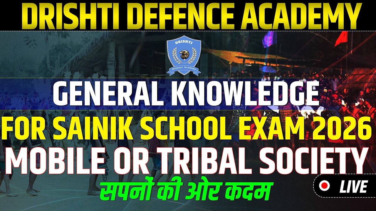 🔥Sainik School GK: Last 30 Days Preparation Strategy | Live Crash Course 📝⚡