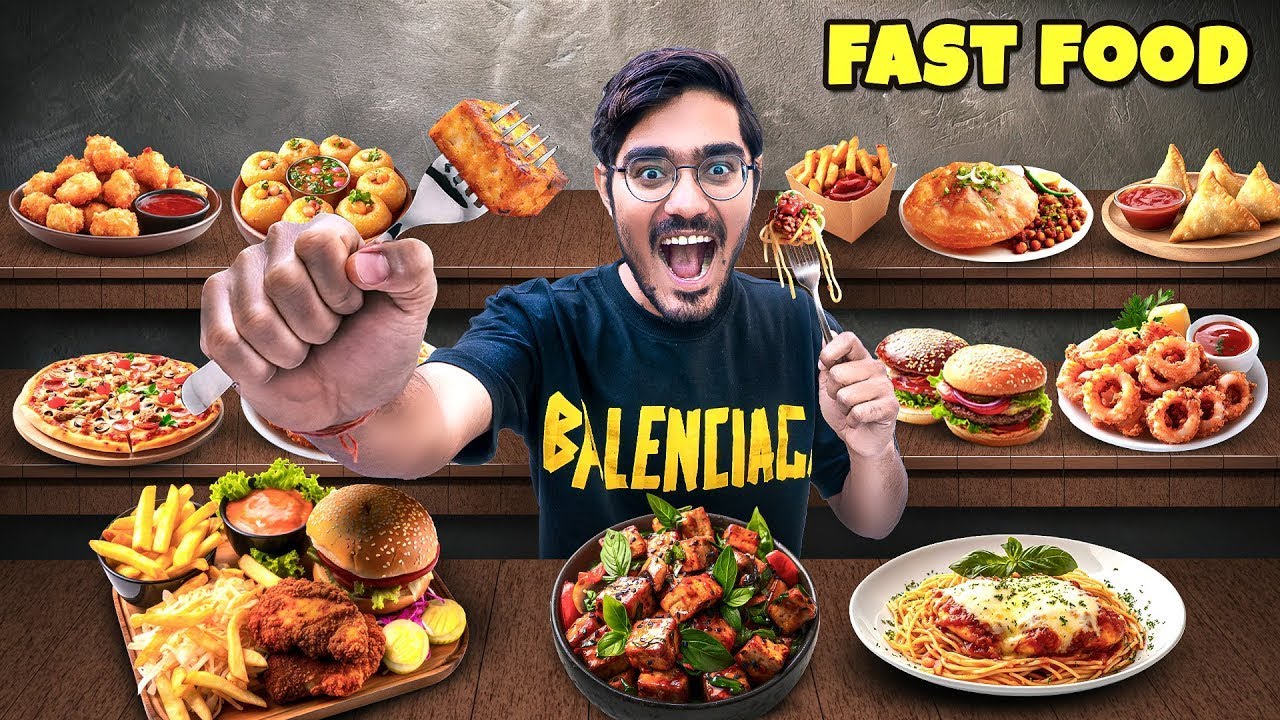 crazy xyz new video :👉A to Z Fast Food Challenge Worth ₹1,00,000 😱 | Who Will Win?