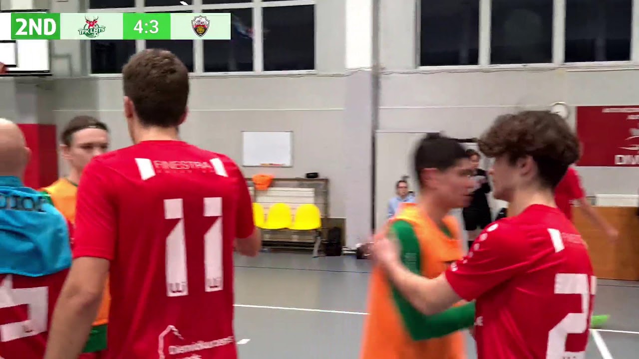 LATVIJAS KAUSS TELPU FUTBOLĀ 1/8 FINĀLS: TFK LATS - FK NĪCA/OTANKIMILL (TIEŠRAIDE)
