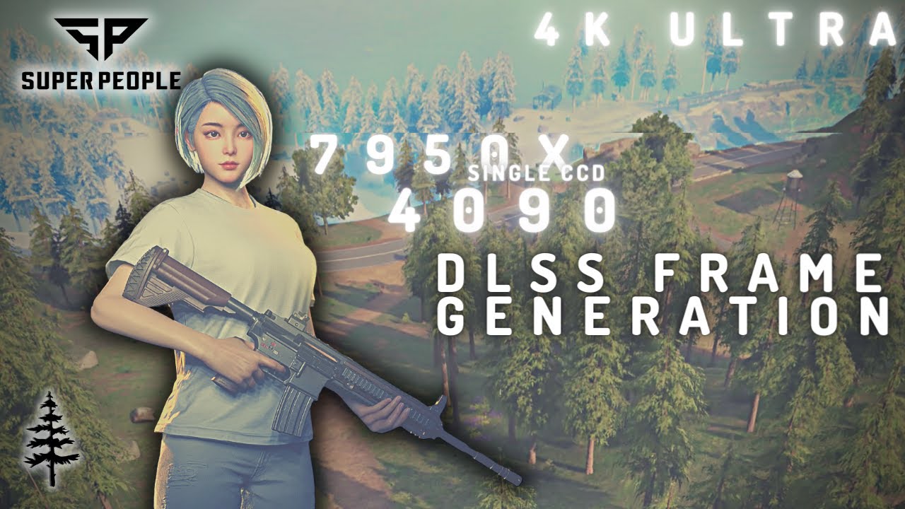 7950X Single CCD + 4090 4K Ultra Super People DDR5-6000 CL30 + Samsung Neo G8 Frame Generation