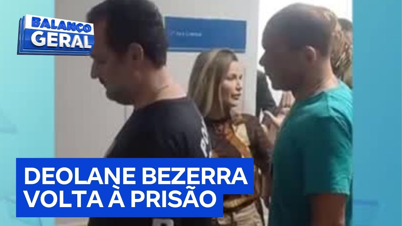 Vídeo: Deolane Bezerra recebe voz de prisão um dia após deixar a Colônia Penal de Recife (PE)