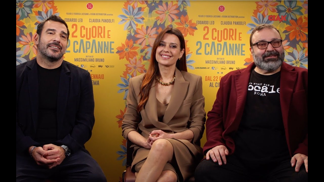 2 cuori e 2 capanne, intervista ad Edoardo Leo, Claudia Pandolfi e Massimiliano Bruno