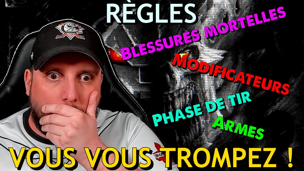 40K - REGLES - LA PHASE OÙ TOUT LE MONDE SE TROMPE ! Phase de tir, modificateurs, touche critique ..