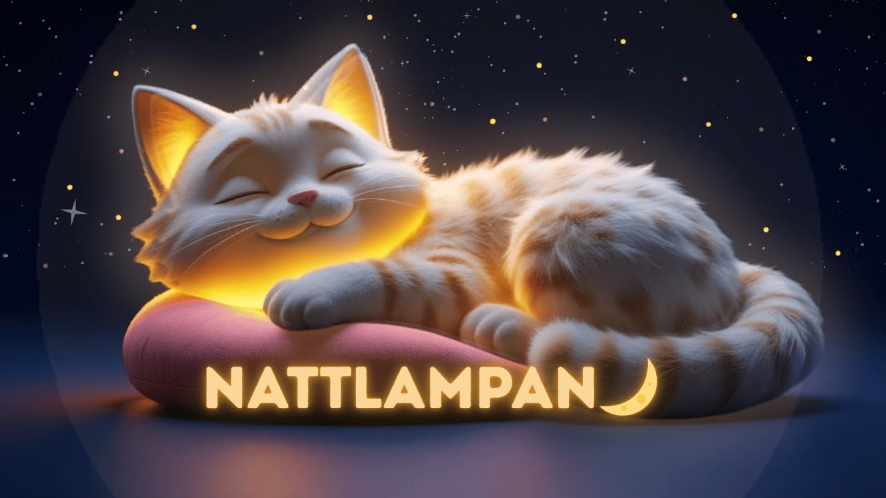 Nattlampan – Sov gott med Molle 🌙💤| Lugn vaggvisa 1,5 timme