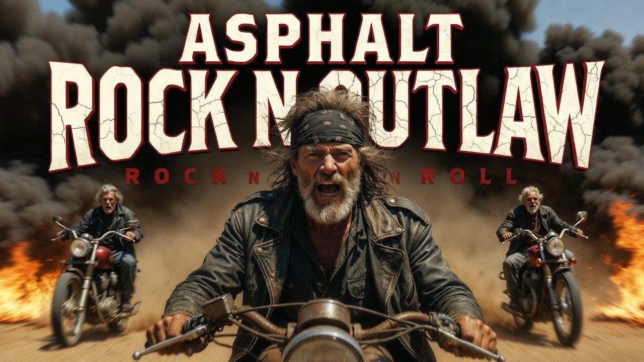 Asphalt Rock N Outlaw 🎸 Highway Grit & Guitars 🔥 Rock n Roll Powers the Freedom Run 🇺🇸
