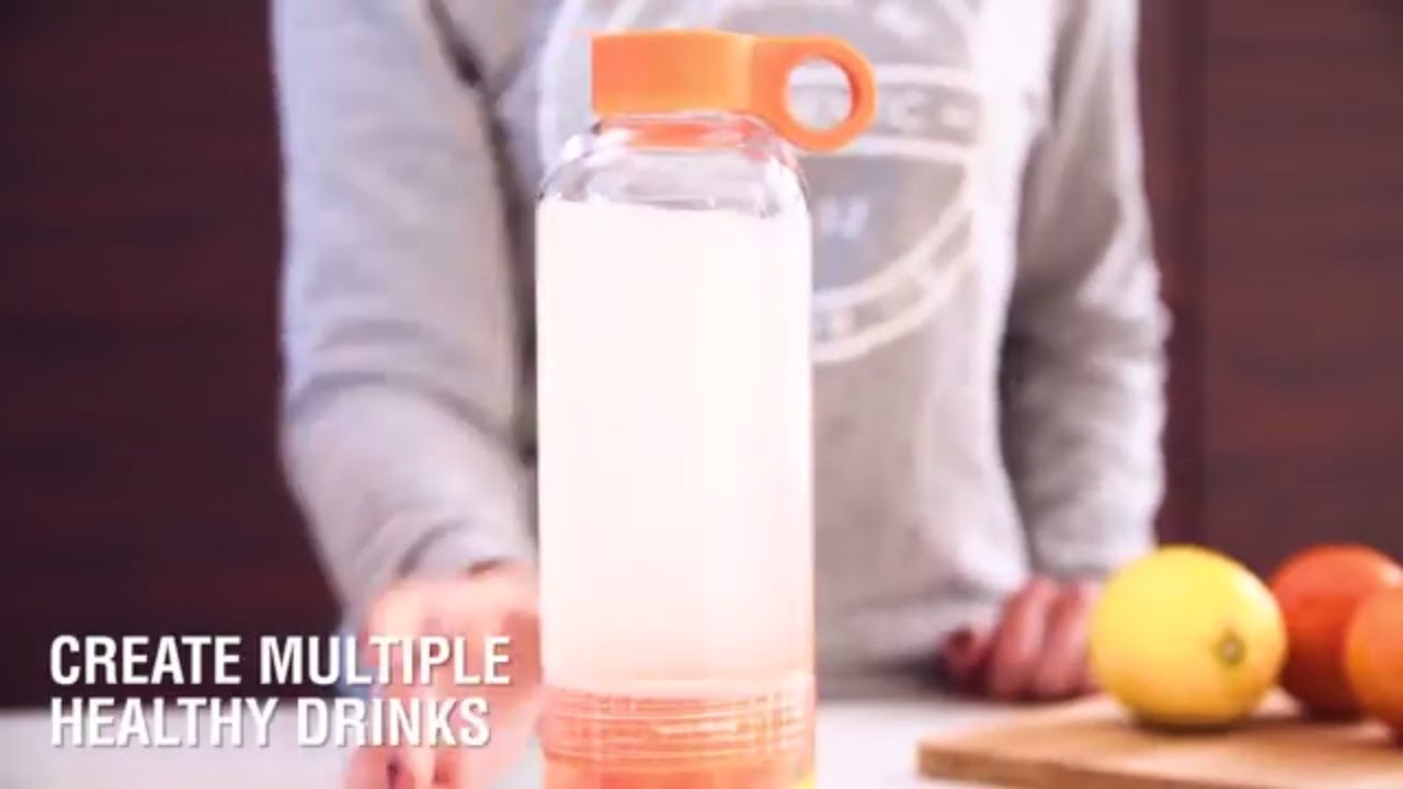 Sensations Citrus Fruit Infusion Bottle with Juicer