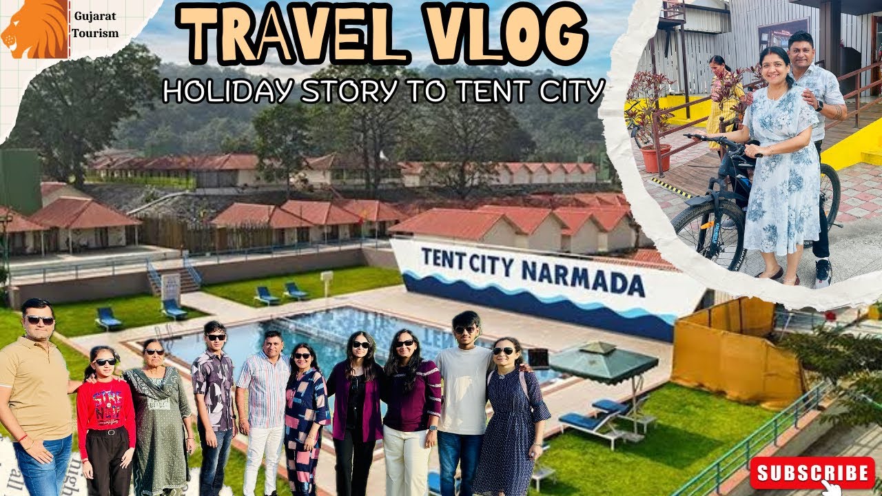 Tent City Narmada by Praveg I 2024 | 🏕️Best Resort near Statue of Unity I Ekta Nagar 🏖️