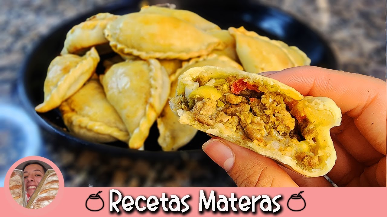 Empanadas de Carne + MASA CASERA 3 INGREDIENTES RECETA FÁCIL