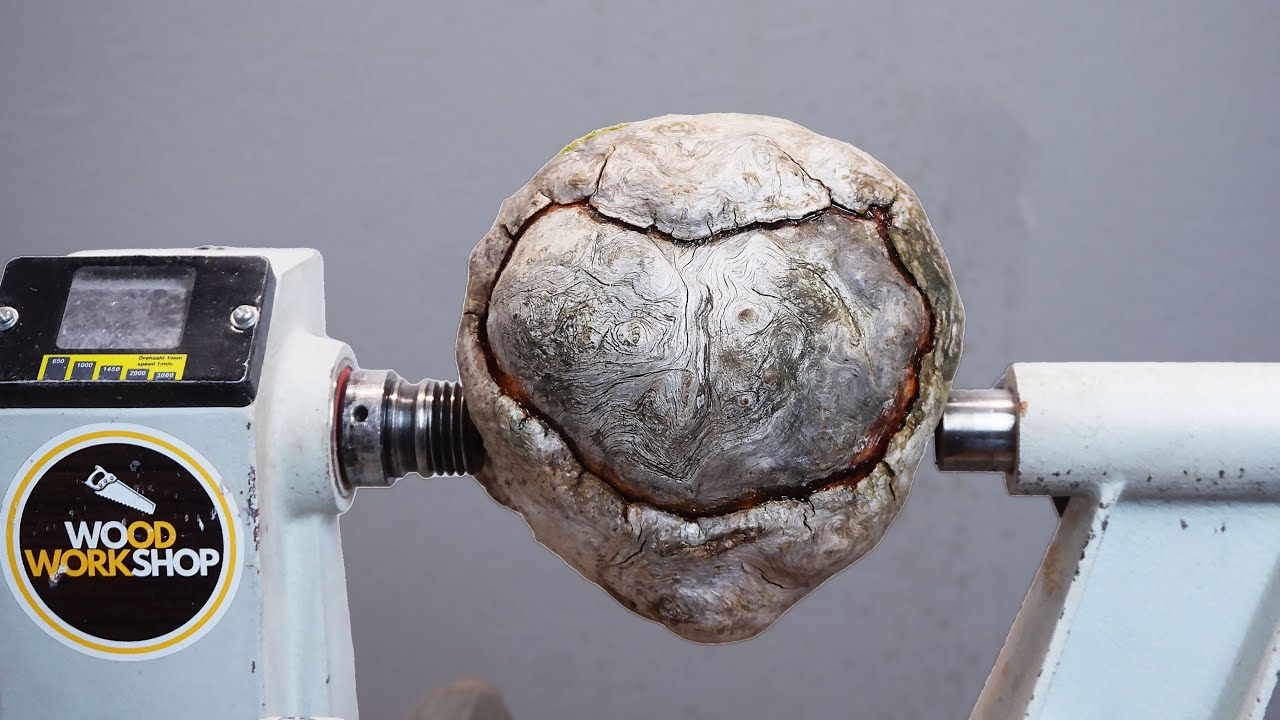 Woodturning a Weird Piece of Pine