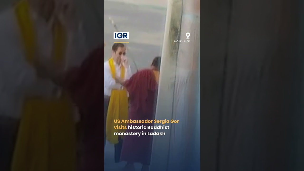 US Envoy Sergio Gor Visits Historic Monastery During Ladakh Trip | IGR | India Global Review