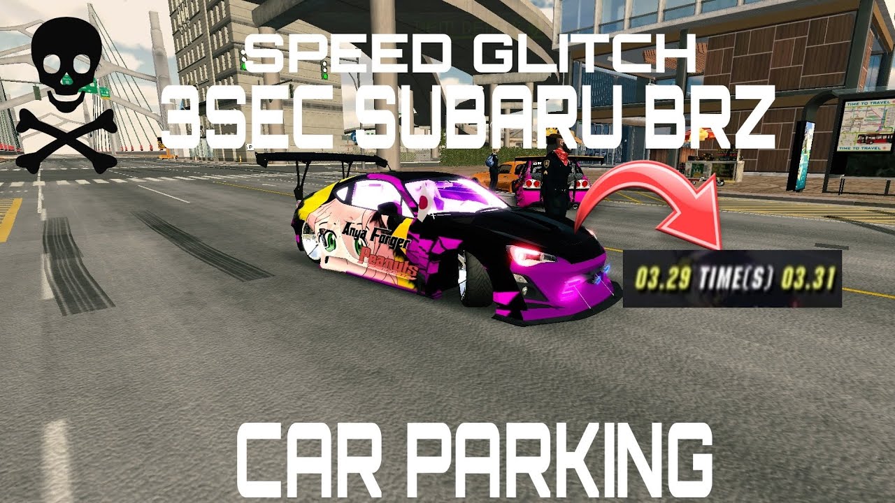HOW TO MAKE 3SEC GLITCH SPEED SUBARU BRZ IN CAR PARKING