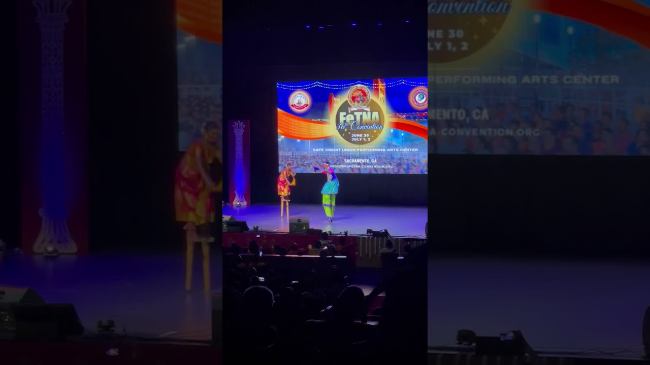 FeTNA 2023 Sacramento - Tamil Nadu Eyal Isai Nataka Mandram Fake Leg dance performance