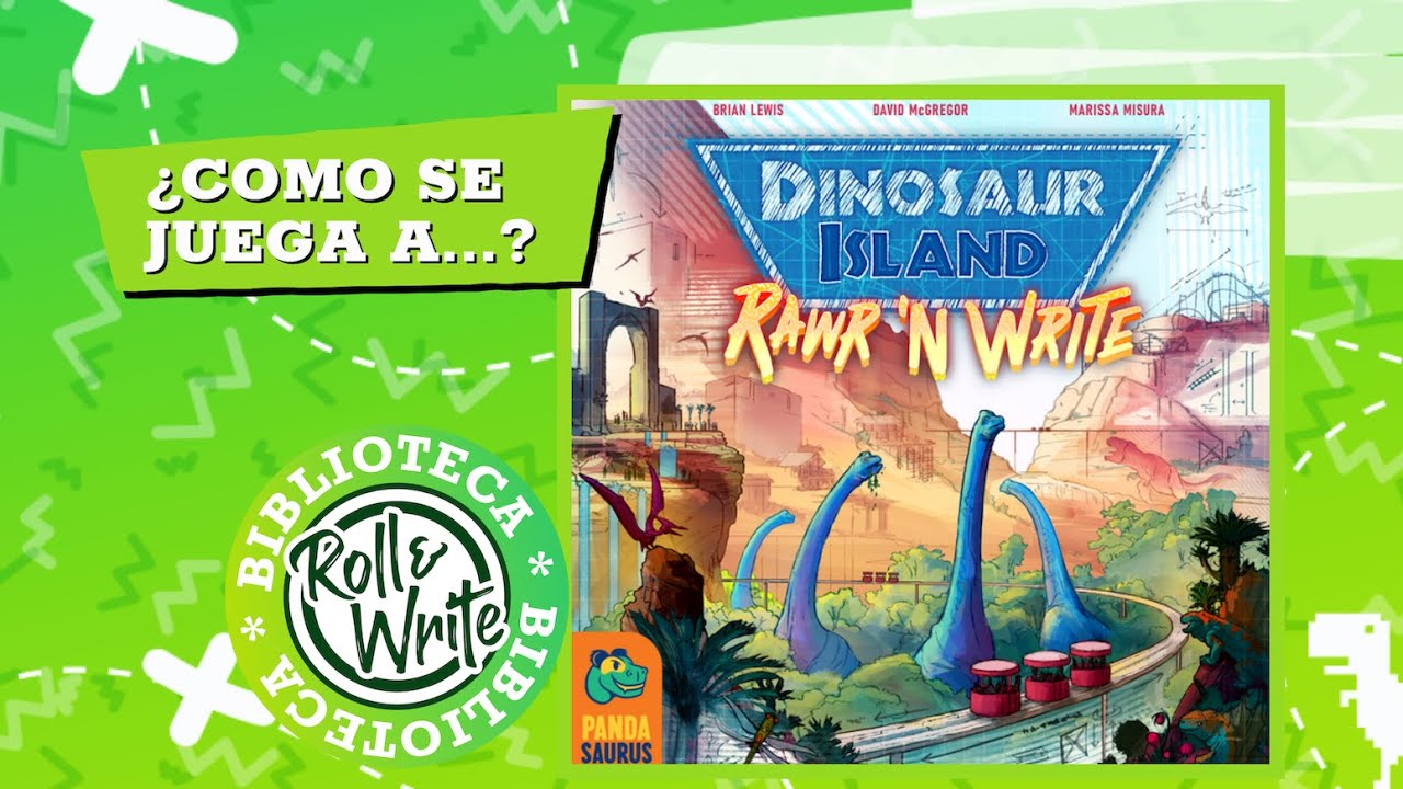 Como se Juega a Dinosaur Island Rawr & Write en castellano (Juego de Mesa Roll & Write)