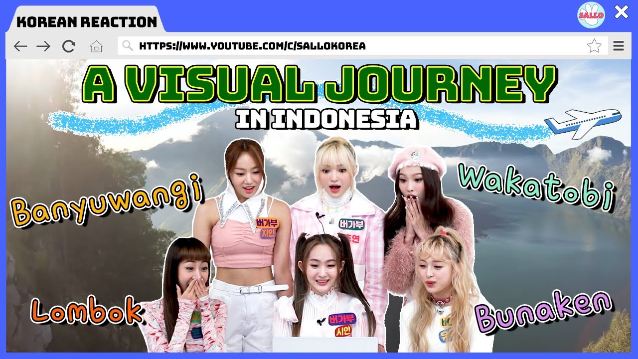 🛫Korean Idol Reaction🛬Wonderful Indonesia - A Visual Journey (With bugAboo😍)