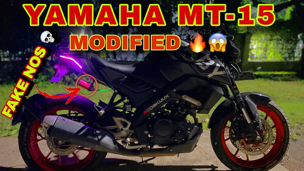 Trending 😍Fake Nos 😱🚀Installation/ Review || Crazy New  Modified MT-15   🤩|| Detail video