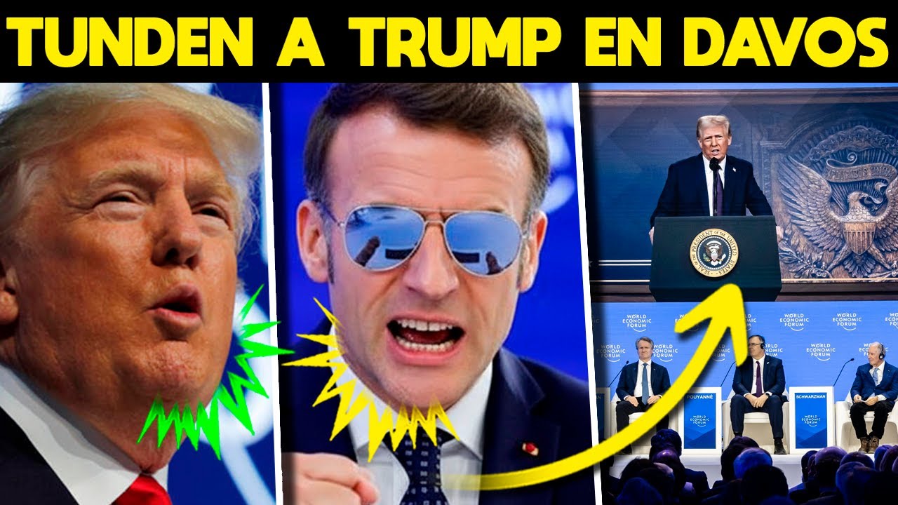 LE DAN CON TODO A TRUMP EN EL FORO MUNDIAL EN DAVOS. BUSCA QUE LO ELIJAN DICTADOR DEL MUNDO