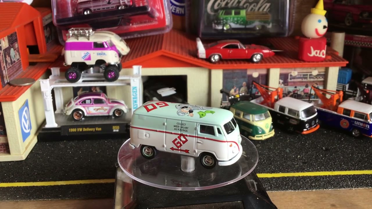 1:64 Diecast VW Panel Bus Collection 