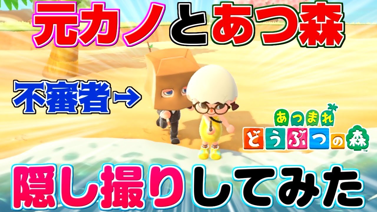 【どうぶつの森】元カノとどうぶつの森で遊んだので隠し撮りしてみた【うさごん】