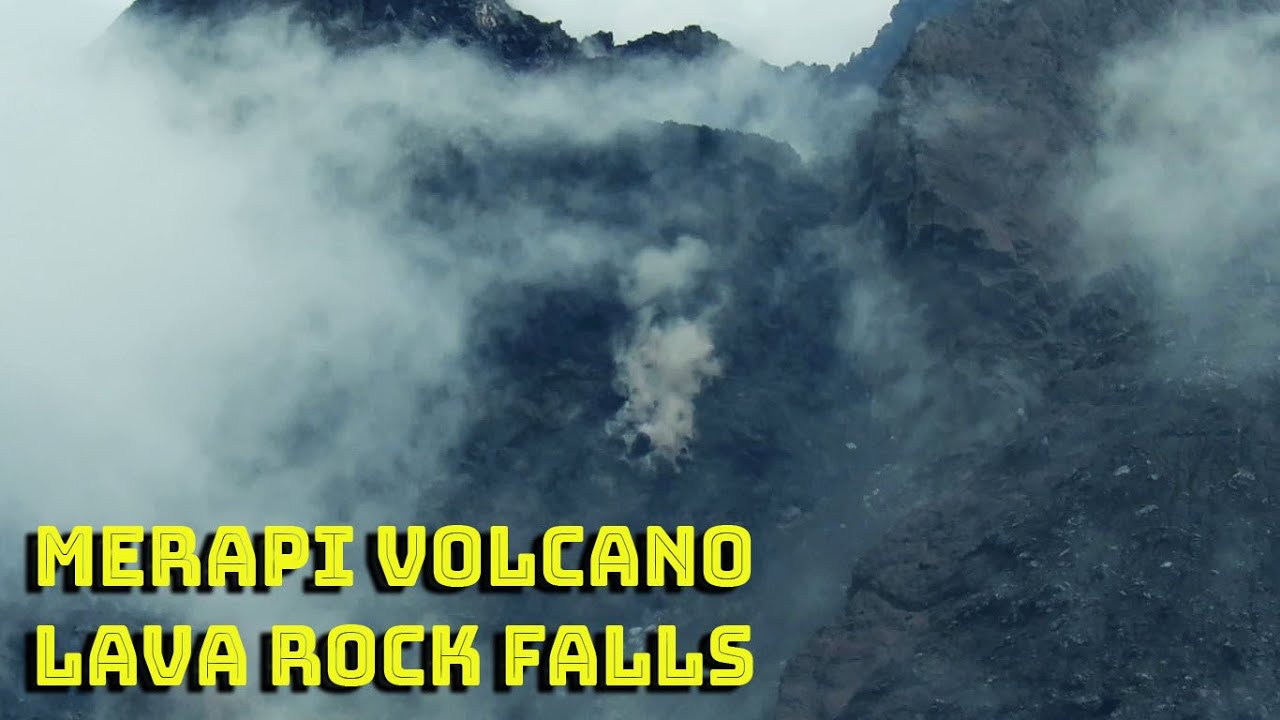Merapi Volcano Lava Rock Falls