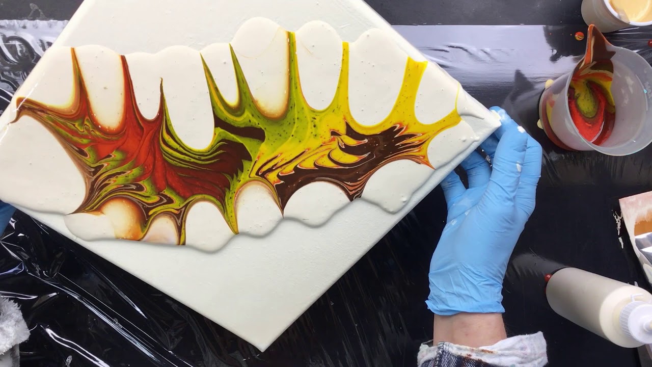 ( 781 ) Acrylic pouring but different