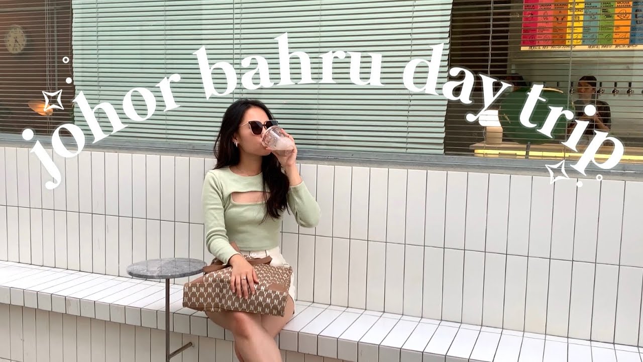 johor bahru day trip ♡ | cafe hunting, shopping and chilling at beach ✧･ﾟ