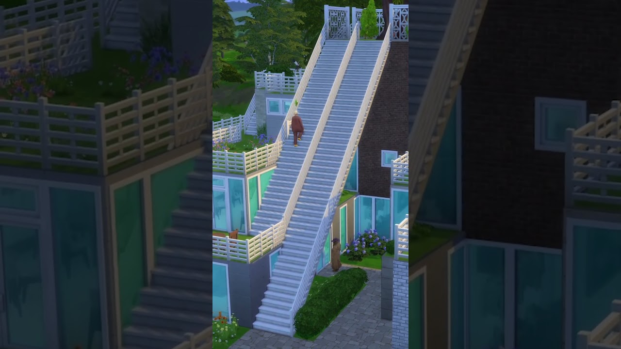 SO baut ihr EINFACHER Treppen in Sims 4! | #shorts