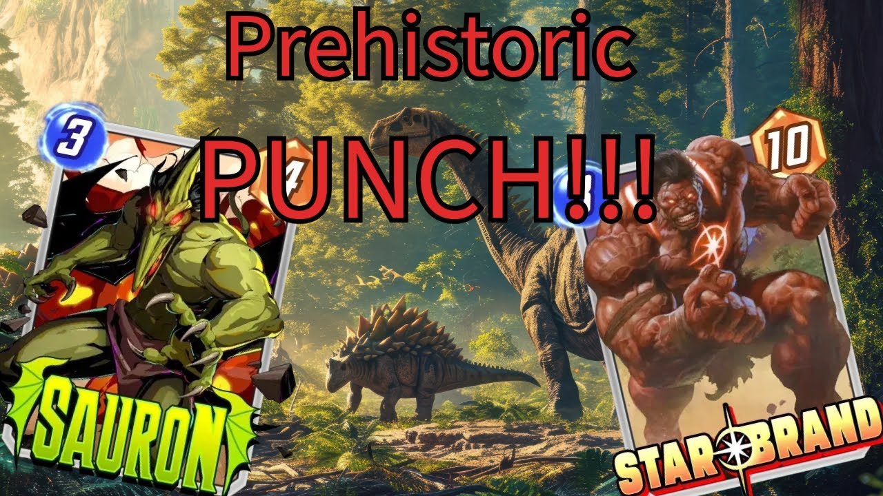 PREHISTORIC PUNCH! Sauron and Starbrand were made for each other! - Marvel Snap Deck Highlight