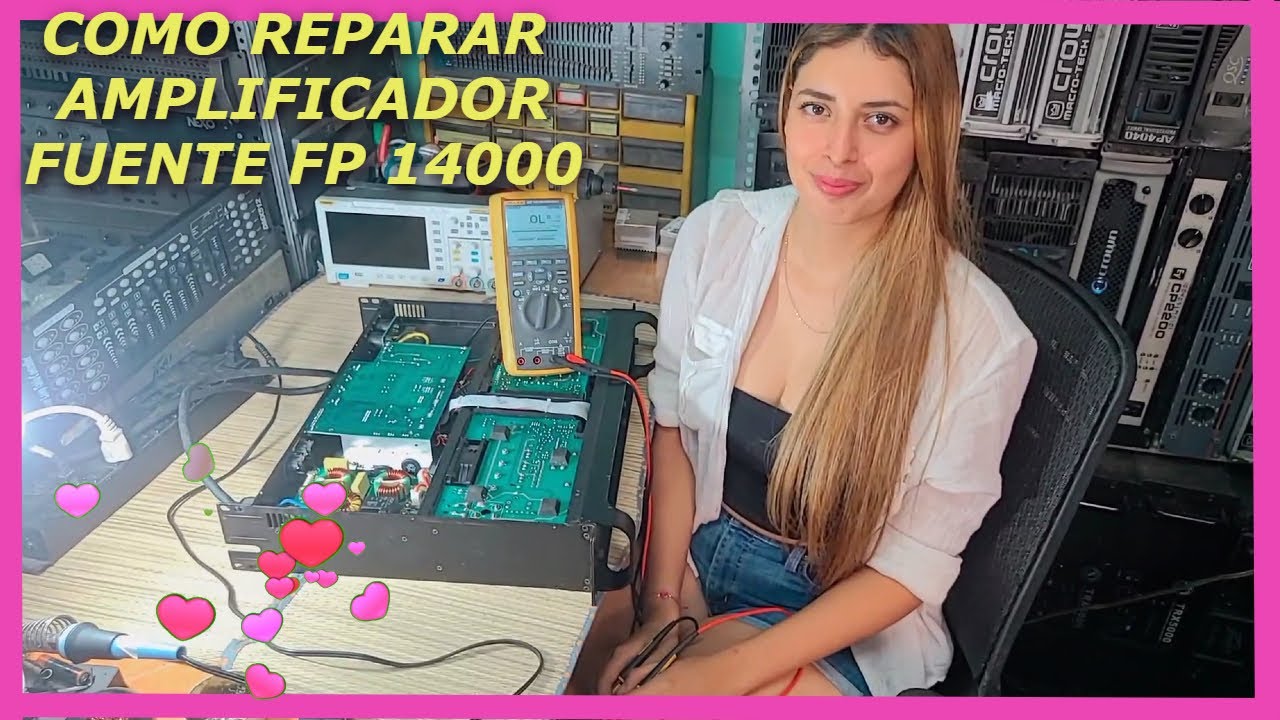 COMO REPARAR AMPLIFICADOR DE FUENTE  CONMUTADA DE  FP 14000
