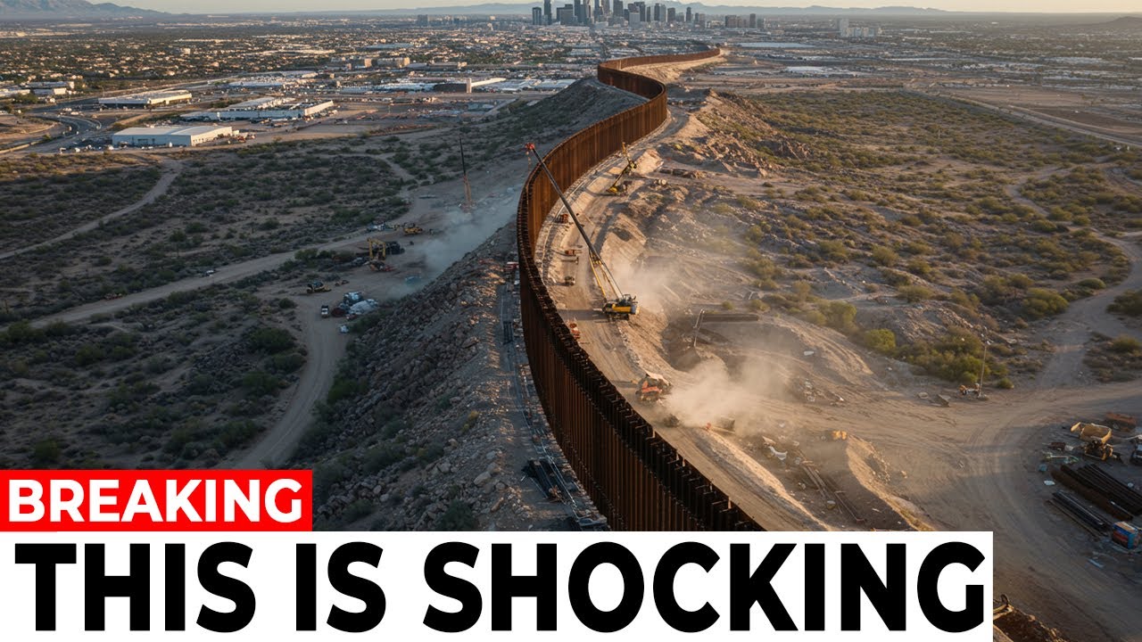 U.S. Border Trump Stuns America as 85 Miles of New Wall Rise in California!