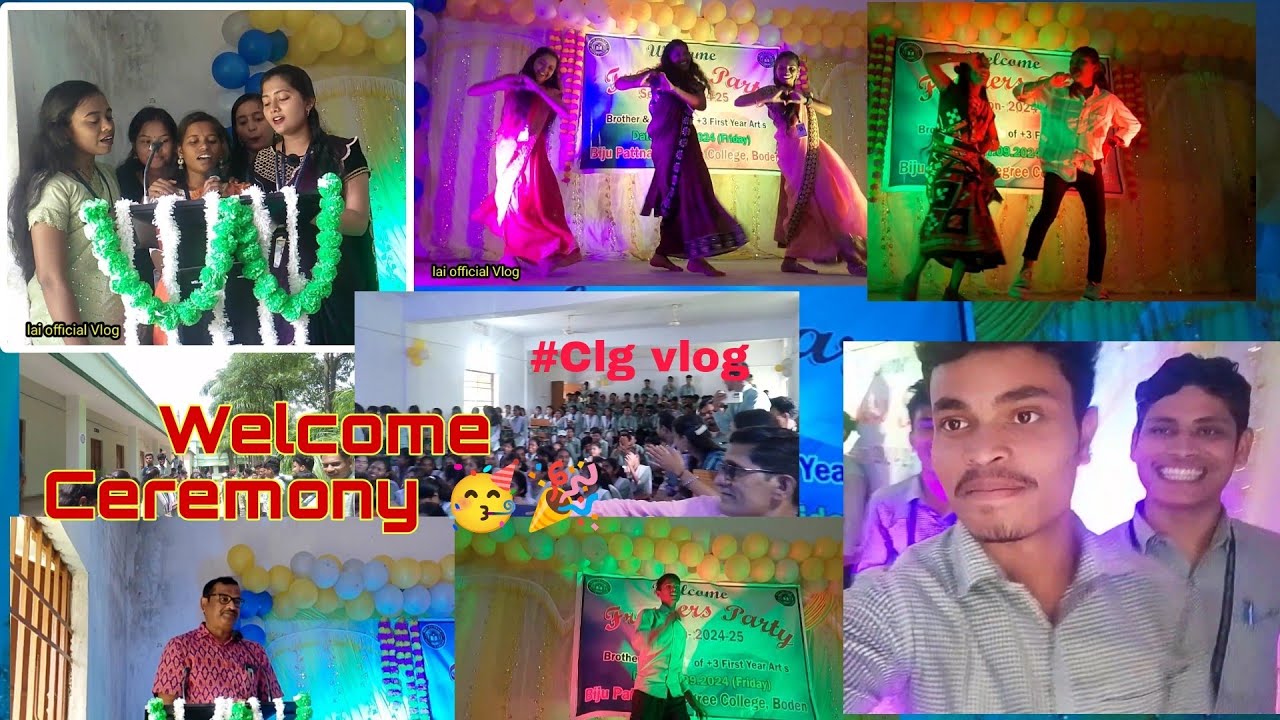 Welcome Ceremony at Biju Pattnaik Degree College Boden || Mr LAI official