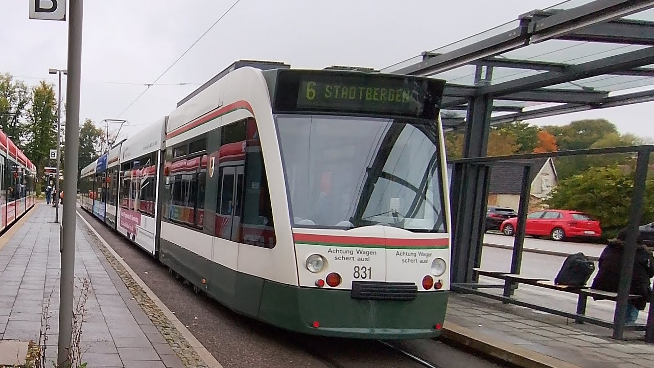 Mitfahrt Siemens Combino von Friedberg West P+R bis Königsplatz über Theodor Heuss Platz IHK