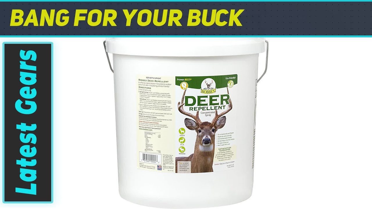 Bobbex Deer Repellent Concentrate: Most Effective Deer Repellent?